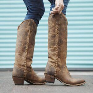 Lane PJ Boot - Burnt Caramel - Size 11